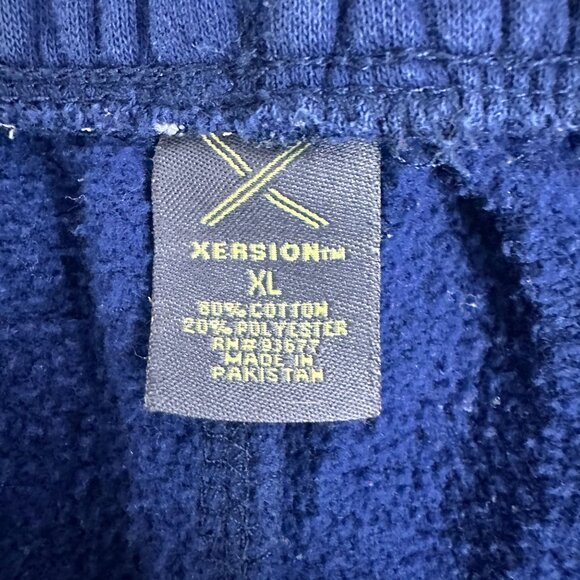 Xersion Mens Blue Sweatpants Size XL Elastic Waist Lightweight Blend Casual - Picture 4 of 5